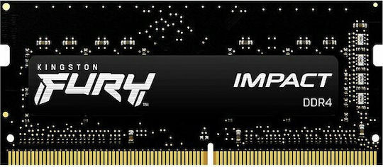 Kingston Fury Impact DDR4 with Module 1x8GB and Speed 3200 for Laptop KF432S20IB/8 view 3