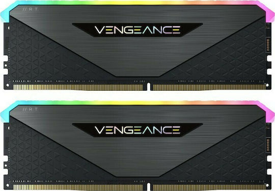 Corsair Vengeance RGB RT DDR4 16GB RAM with 2x8GB Modules and Speed 3200 for Desktop CMN16GX4M2Z3200C16 vue 3