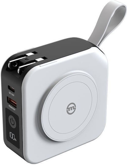 Mobile Origin Power Bank 10000mAh with USB-A Port and USB-C Port White vista 2
