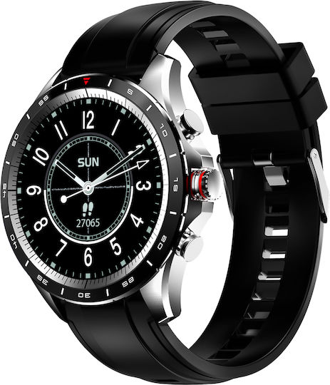 Conde Fit Smartwatch Full Touch Screen Ios Android Bluetooth Heart Rate Monitor Calories Sleep Blood Pressure Weather Ip 68 Music Control Multi-sport Calls Black Color view 1