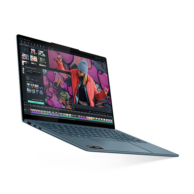 Lenovo Yoga Slim 7 14AKP10 14" OLED FHD+ (Ryzen AI 300 Series-5 340/16GB/512GB SSD/W11 Home) Tidal Teal (US Keyboard) view 2