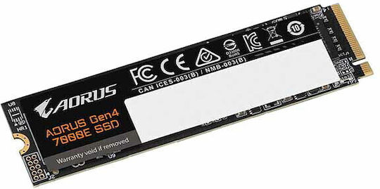 Gigabyte Aorus NVMe Gen4 SSD 1TB M.2 Type With PCI Express 3.0 Connection view 2
