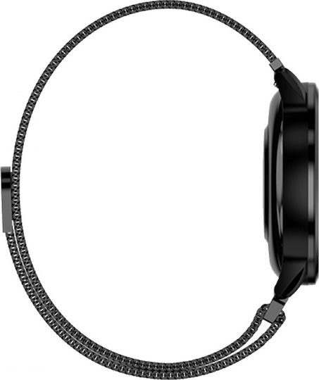 Media-Tech Geneva MT863 50mm Smartwatch with Heart Rate Monitor (Black) vue 6