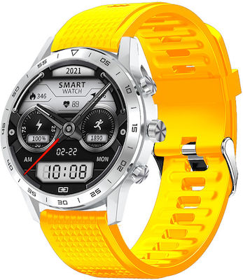 DAS.4 SU20 Smartwatch with Heart Rate Monitor (Yellow) vista 3