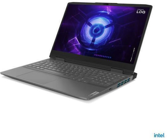 Lenovo LOQ 15IRH8 15.6" IPS FHD 144Hz (i5-12450H/16GB/512GB SSD/GeForce RTX 4060/No OS) Storm Grey (ES Keyboard) view 2