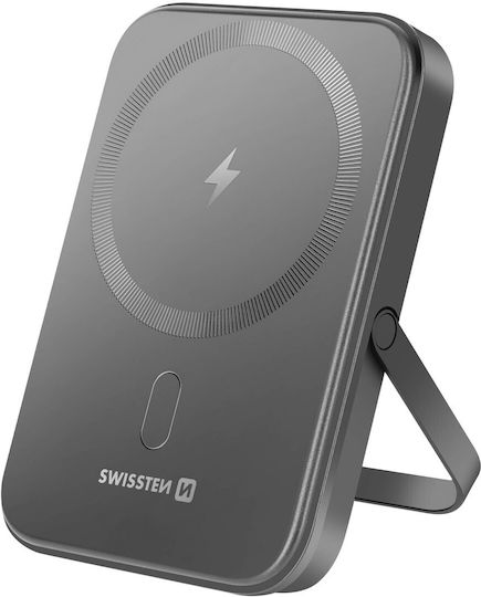 Swissten MagSafe Power Bank 5000mAh 20W Power Delivery Black
