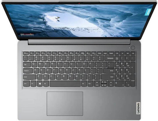 Lenovo IdeaPad 1 15IGL7 15.6" IPS FHD (Celeron Quad Core-N4120/8GB/128GB Flash Storage/W11 S) Cloud Grey (GR Keyboard) view 2