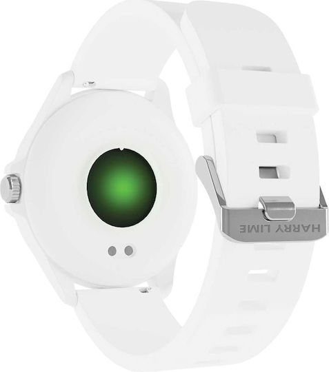 Harry Lime HA07-2000 Aluminium 46mm Smartwatch with Heart Rate Monitor (White) view 3