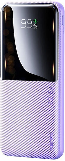Remax RPP-622 Power Bank 10000mAh with 2 USB-A Ports and USB-C Port Power Delivery Purple