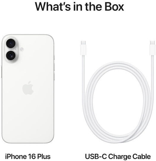 Apple iPhone 16 Plus 5G (8GB/128GB) White view 6