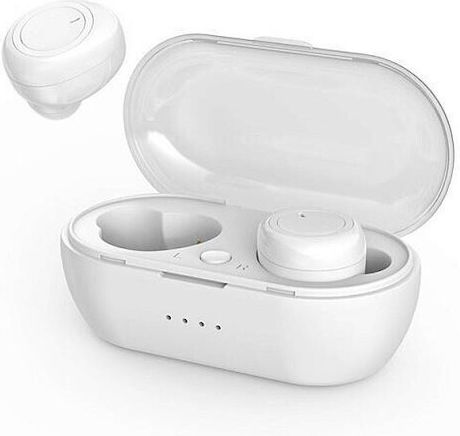 Ezra TWS06 In-ear Bluetooth Handsfree Earphones with Charging Case White view 2
