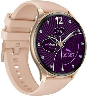 Trevi T-Fit 235 Smartwatch with Heart Rate Monitor (Pink) vue 2