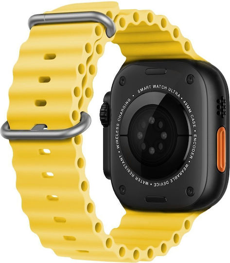 Bikkembergs BK12-12 Big Aluminium Smartwatch with Heart Rate Monitor (Yellow) view 3