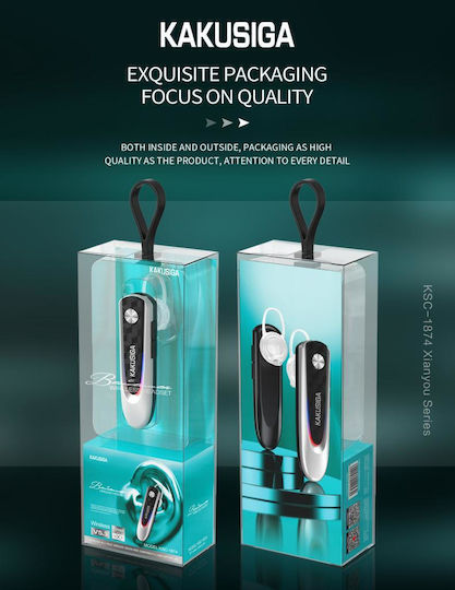 Kakusiga KSC-1874 In-ear Bluetooth Handsfree Earphone Silver view 3
