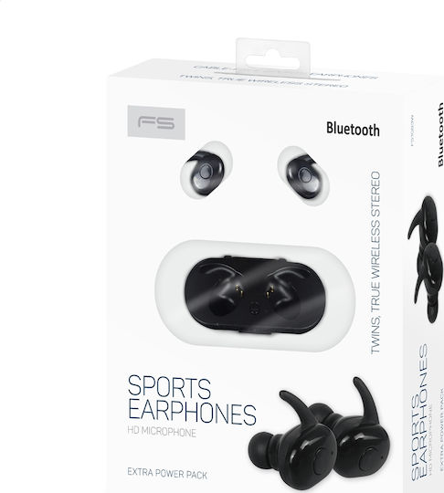 FS1083 In-ear Bluetooth Handsfree Earphones with Charging Case Black view 4