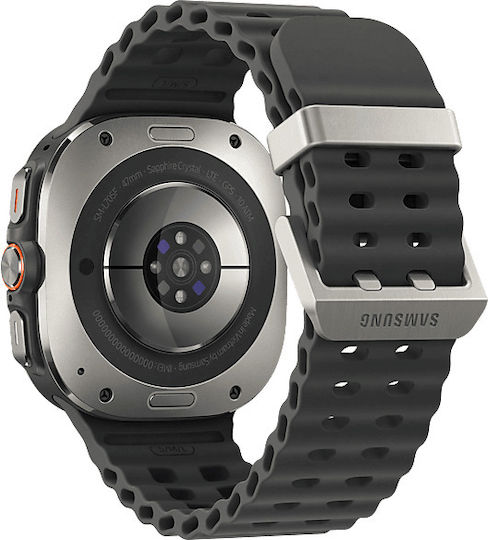 Samsung Galaxy Watch Ultra Titanium 47mm Waterproof with eSIM and Heart Rate Monitor (Titanium SIlver) view 5