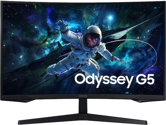 Samsung Odyssey G55A VA HDR Curved Gaming Monitor 32" QHD 2560x1440 165Hz with Response Time 1ms GTG view 5
