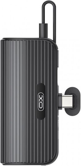 XO PR220 Type-C Out Power Bank 5000mAh 18W Black view 2