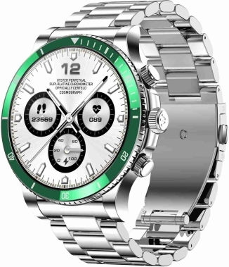 L67 Pro 1.53 Inch Steel Band Smart Watch Support Sleep Heart Rate Monitoring Silver