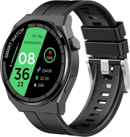 Gt3 Smart Bracelet 1.5 Inch Smart Watch Bluetooth Call Heart Rate Blood Pressure Blood Oxygen Black