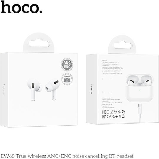 Hoco EW68 In-ear Bluetooth Handsfree Earphones with Charging Case view 2