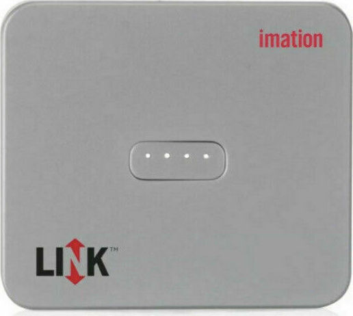 Imation Link Drive Power Bank 3000mAh with USB-A Port Gray view 1
