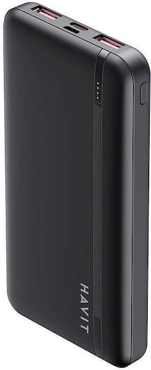 Havit Power Bank 10000mAh 22.5W Power Delivery Black vue 4