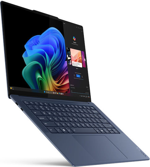 Lenovo Yoga Slim 7 14Q8X9 14.5" OLED Touchscreen (Snapdragon-X Elite X1E-78-100/16GB/512GB SSD/W11 Home) Cosmic Blue (International English Keyboard) view 4