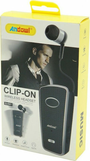 Andowl Q-E81 In-ear Bluetooth Handsfree Earphone Lapel Black view 4