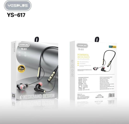 Yesplus YS-617 In-ear Bluetooth Handsfree Earphones Black view 1