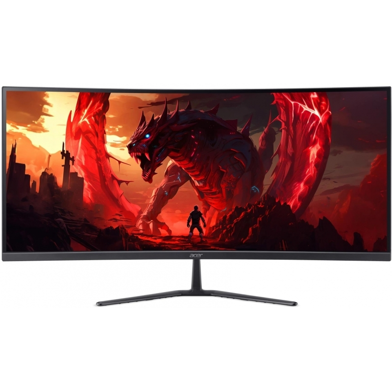 Acer Nitro ED340CU Ultrawide VA HDR Curved Gaming Monitor 34" QHD 3440x1440 view 1