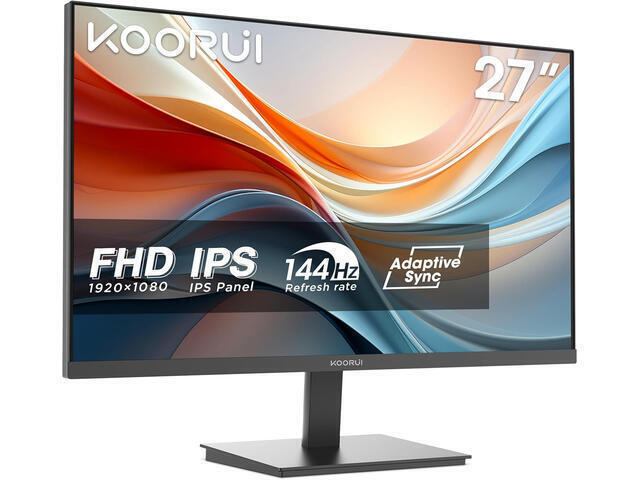 Koorui E2711K IPS HDR Gaming Monitor 27" FHD 1920x1080 144Hz with Response Time 5ms GTG view 6