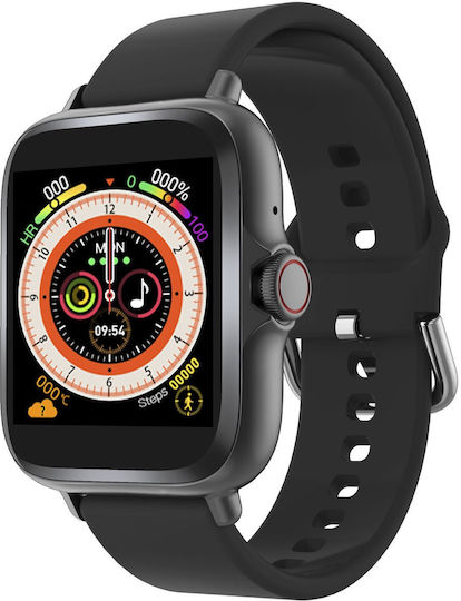 Denver SW-154 Smartwatch with Heart Rate Monitor (Black)