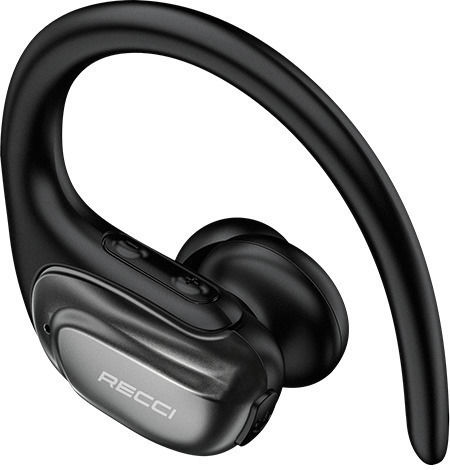 Recci Starry Sky In-ear Bluetooth Handsfree Earphones with Charging Case Black view 4