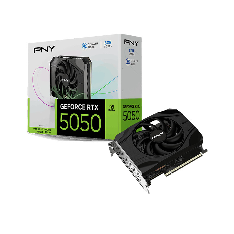 PNY GeForce RTX 5050 8GB GDDR6 Single Graphics Card VCG50508SFXPB1 view 1