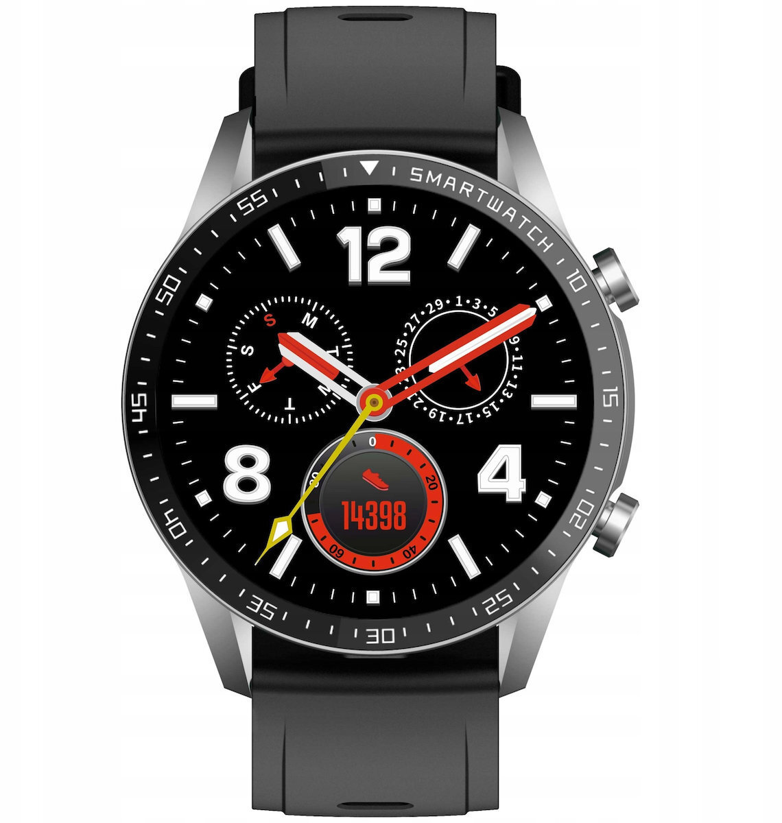 Gravity Smartwatch Silver Bracelet + Strap Gt10-6 vue 3