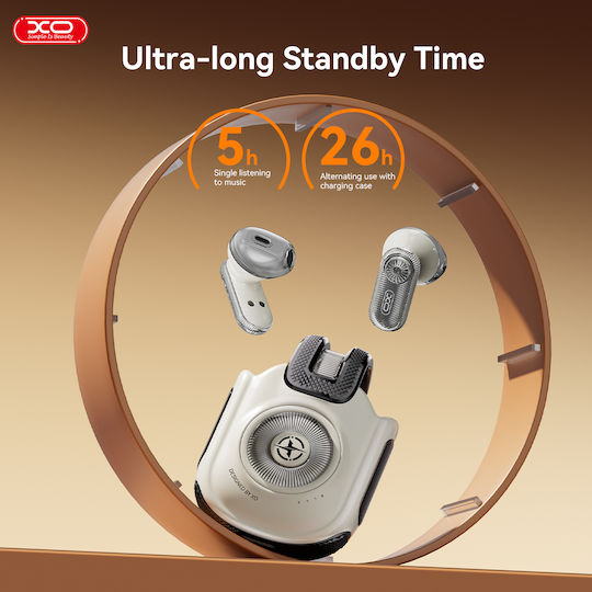 XO G39 Earbud Bluetooth Handsfree Earphones with Charging Case Beige view 8