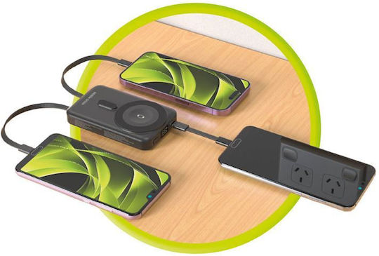 Mobile Origin PB11 MagSafe Power Bank 10000mAh 15W with USB-C Power Delivery Port Black view 3