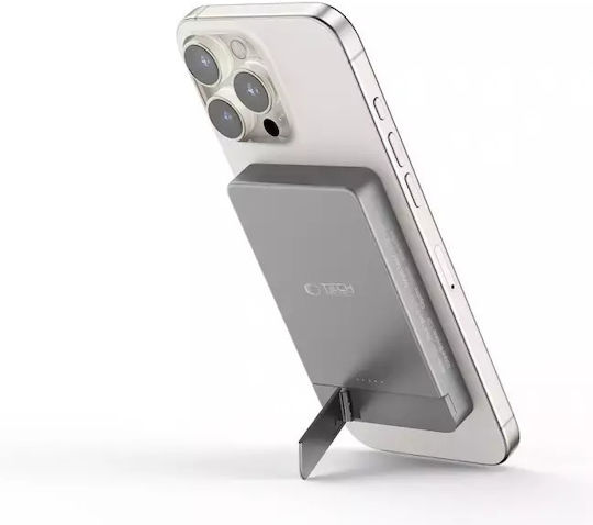 Tech-Protect PB14 MagSafe Power Bank 5000mAh 7.5W with USB-C Port Gray view 8