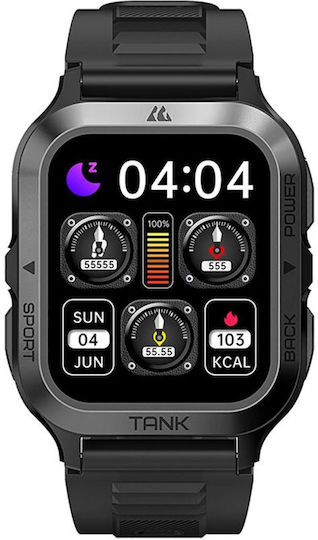 Kospet Tank M2 Aluminium Smartwatch with Heart Rate Monitor (Orange) view 5