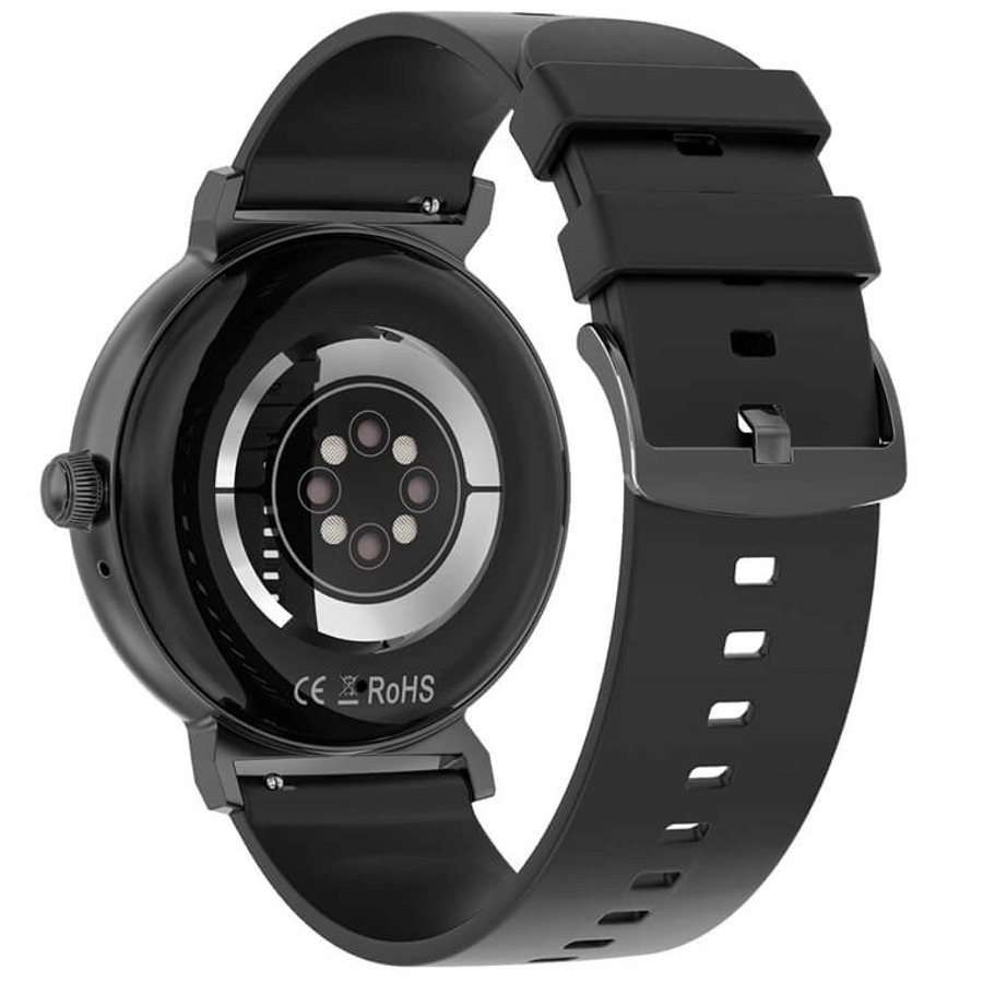 Aluminium Smartwatch with Heart Rate Monitor (Black) view 3