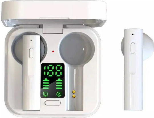 Denver TWS-62 Earbud Bluetooth Handsfree Earphones with Charging Case White view 4