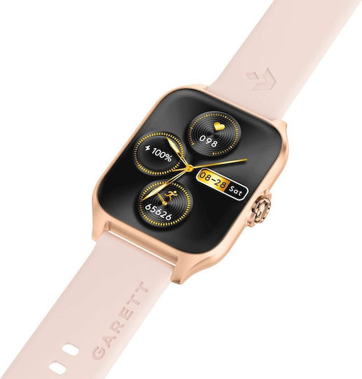 Garett GRC Style Smartwatch with Heart Rate Monitor (Rose Gold) view 8