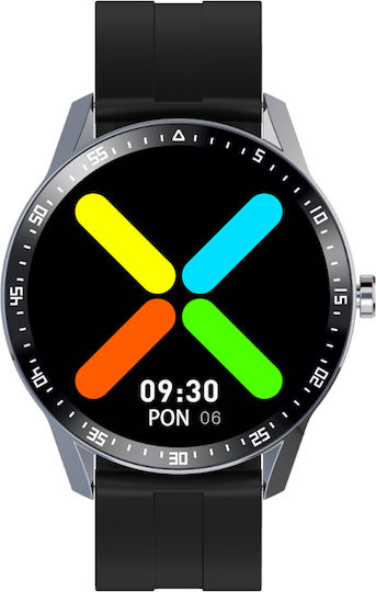 G.Rossi SG012A 45mm Smartwatch with Heart Rate Monitor (Black) view 1