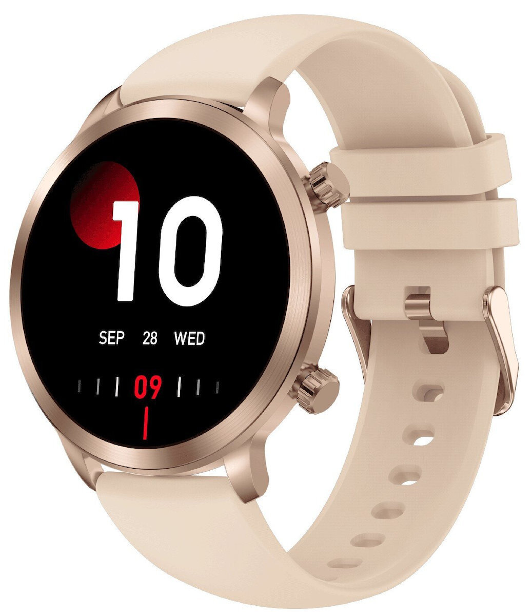 Bemi Zeno AI Stainless Steel Smartwatch with Heart Rate Monitor Gold view 6