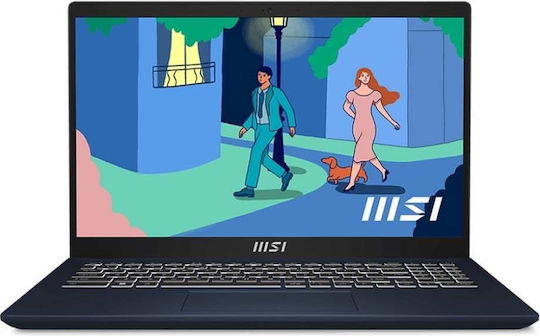 MSI Modern 15 B7M 15.6" FHD (Ryzen 5-7530U/16GB/512GB SSD/W11 Home) Classic Black (GR Keyboard)