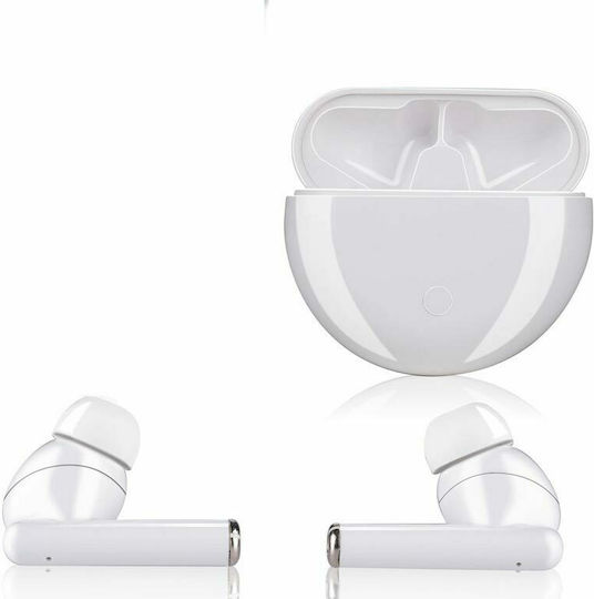 Grundig 19151 In-ear Bluetooth Handsfree Earphones with Charging Case White view 1