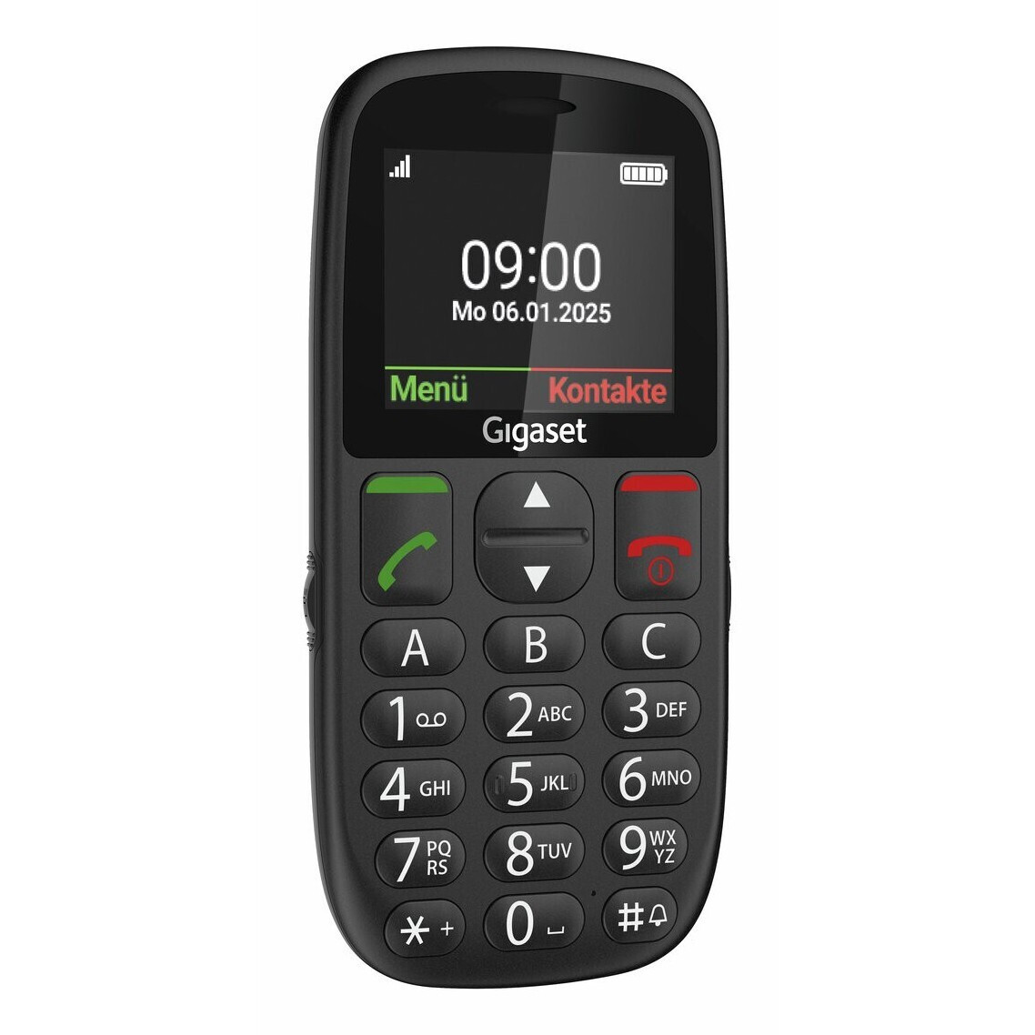 Gigaset GL395 Dual SIM Mobile with Large Buttons Black view 5