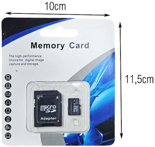 Micro 16GB Class 10 with Adapter vista 2