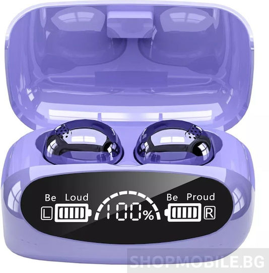 M32 In-ear Bluetooth Handsfree Earphones with Charging Case Purple view 7